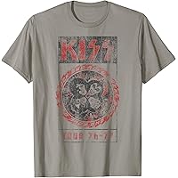 Amazon.com: KISS Classic Fit First Tour T-Shirt - Black, Short